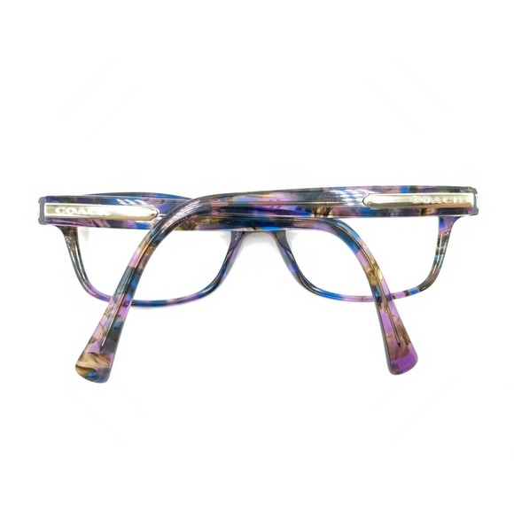 Coach HC 6065 5288 Confetti Purple Blue Eyeglasses Frames 49-17 135 Designer - Picture 11 of 12